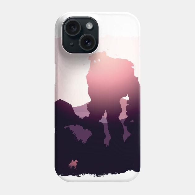 Minimalist Shadow of the Colossus Phone Case by PWCreate