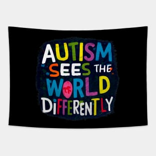 Autism Sees The World Differently Tapestry