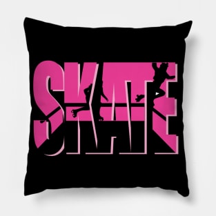 Skate Silhouettes Pillow