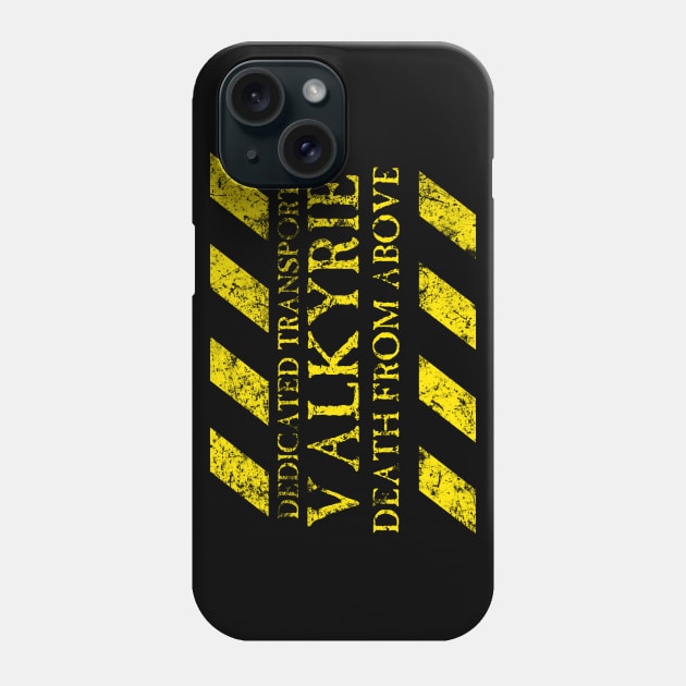 Dedicated Transport Valkyrie Phone Case by SimonBreeze