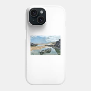 Bedruthan Steps Beach, Cornwall Phone Case