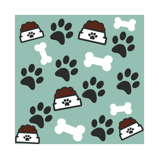 Cute Dog Themed Pattern #1 by Trendy-Now