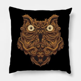 ornamental owl Pillow