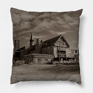 Haunted Seaside Sanatorium Pillow