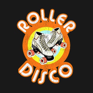 Roller Disco Derby Vintage & Distressed design 70s 80s T-Shirt