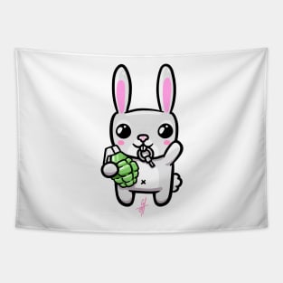 Grenade Bunny Tapestry