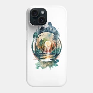 River in the forest Phone Case