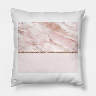 Bastione rose gold marble Pillow