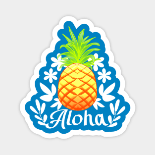 Pineapple Hawaii  Aloha - Summer Magnet