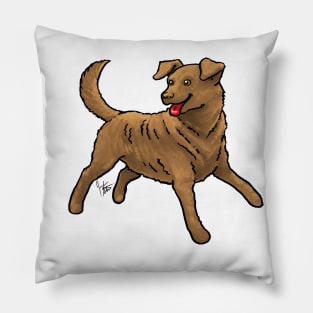 Dog - Chesapeake Bay Retriever - Sedge Pillow