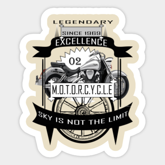 Motor Bike Tshirt Design Motor Bike Design Sticker Teepublic Uk