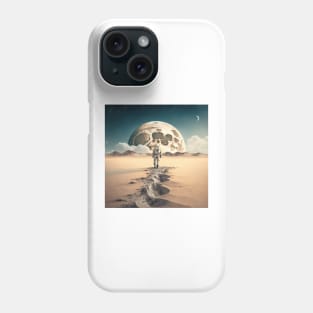 Last Austronaut on the moon Phone Case