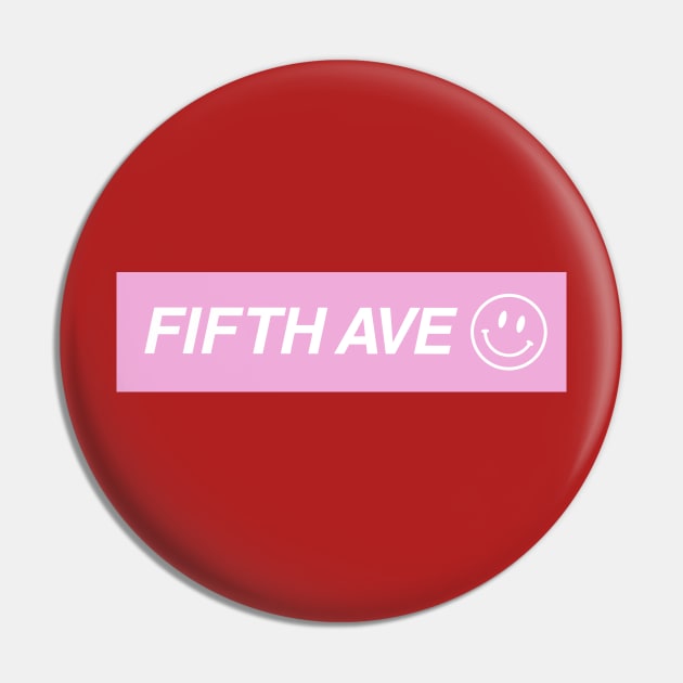 Fifth ave smiley Pin by annacush