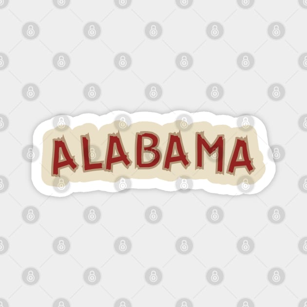 Alabama Magnet by Ouarchanii