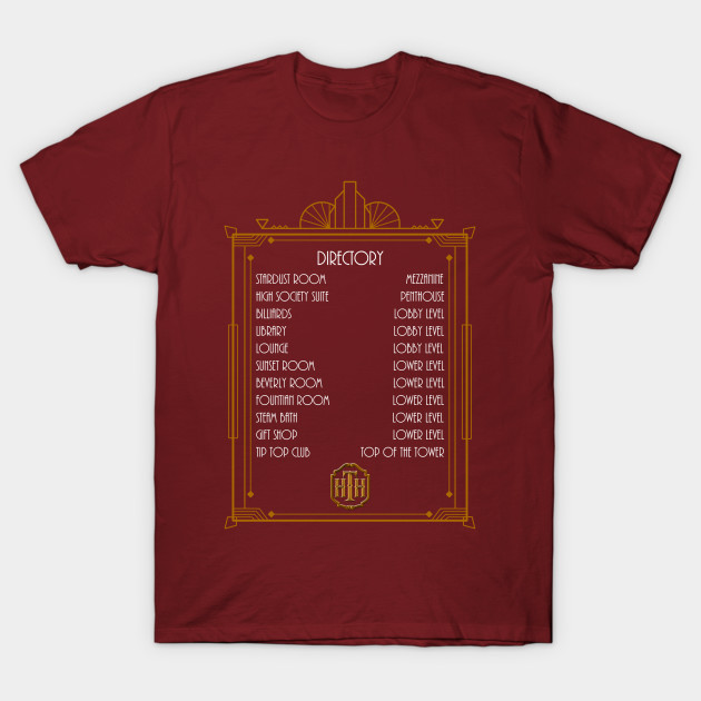 tower of terror bellhop shirt