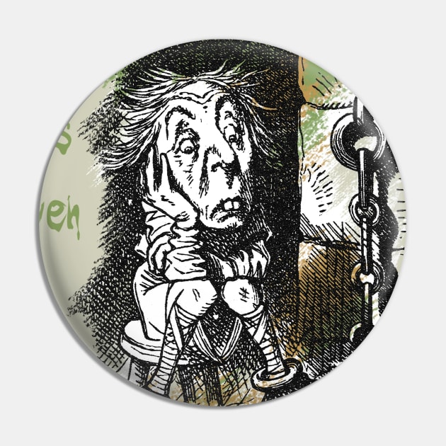 The Mad Hatter - Alice In Wonderland Pin by The Blue Box