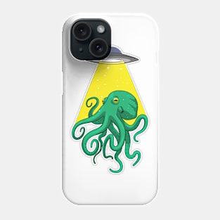 Octopus Spaceship Space Phone Case