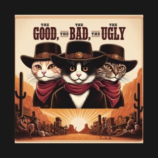 Cowboy Cats. T-Shirt