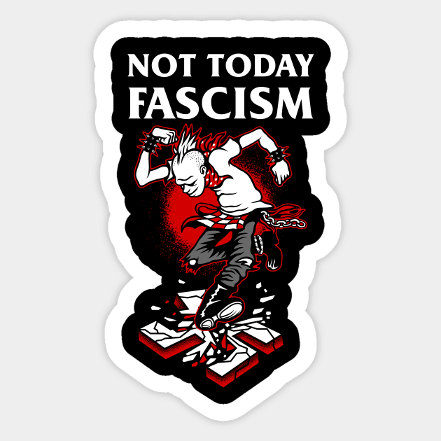NOT TODAY Sticker for Sale by nurfzr
