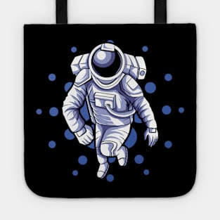 Cardano ADA Astronaut to the moon Cryptocurrency Logo Tote