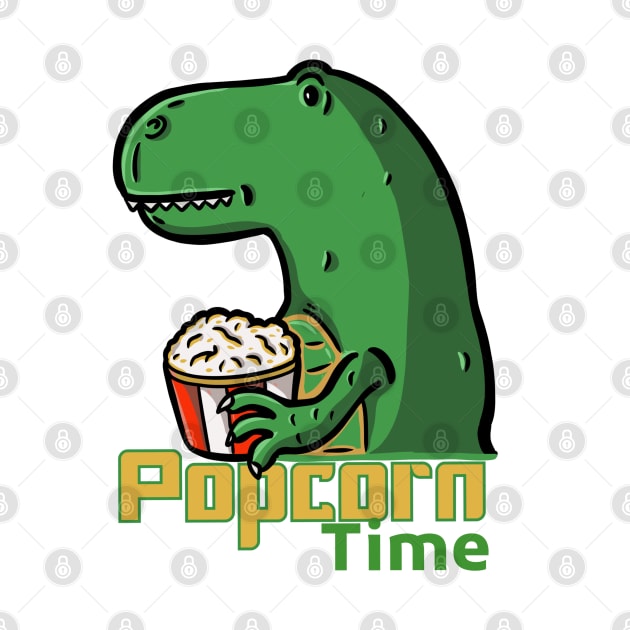 Popcorn Dino by RiyanRizqi