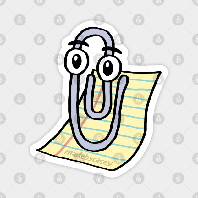 Clippy Magnet by Made by Casey