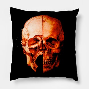 Red Skull Pillow