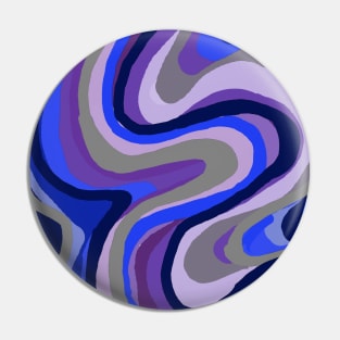 Blue Curved Digital Painting Pin