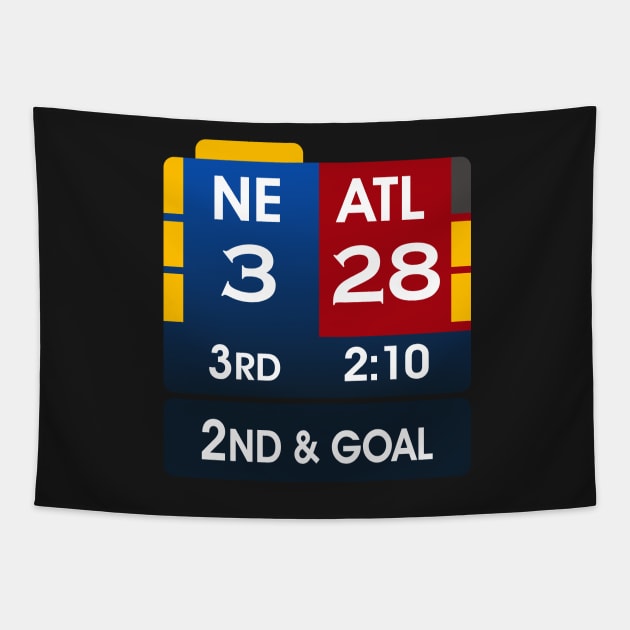 The Falcons 28-3 Lead Tapestry by pororopow