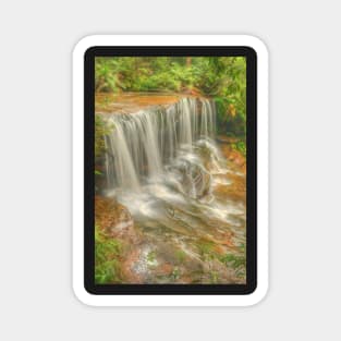 Lower Somersby Falls .. Portrait view Magnet