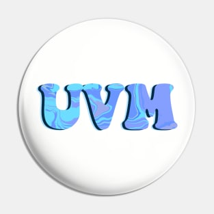 UVM but make it marbled Pin