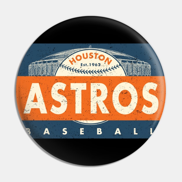 Throwback Houston Astros 3 by © Buck Tee Originals - Houston