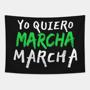 I want to march!. Spanish song from the movie Madagascar. Tapestry