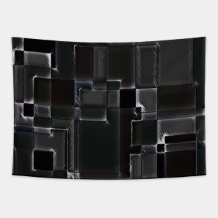 Black Blocks Tapestry