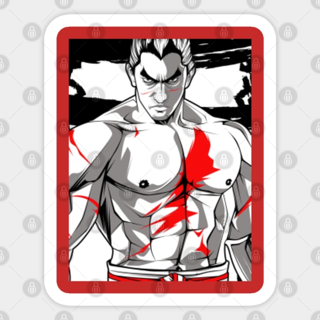 Kazuya Mishima Stickers for Sale