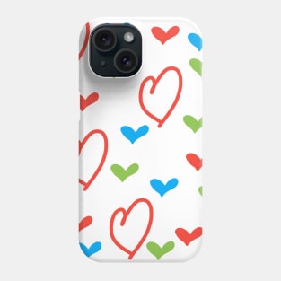 Hearts pattern Phone Case