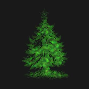 Christmas Tree with Star on Top T-Shirt