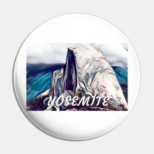 Half Dome in Yosemite National Park Pin