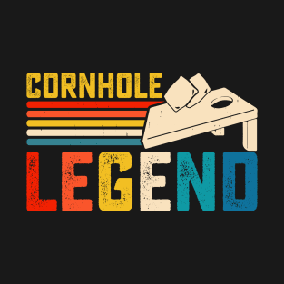 Cornhole Legend - Baggo Bean Bag Toss Cornhole Player Team Vintage T-Shirt