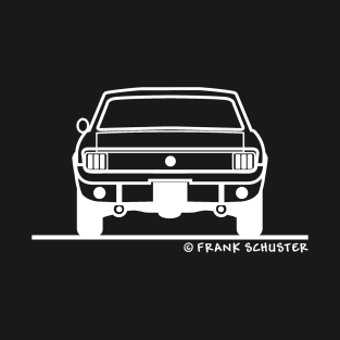 1964 1965 1966 Ford Mustang  Back White T-Shirt