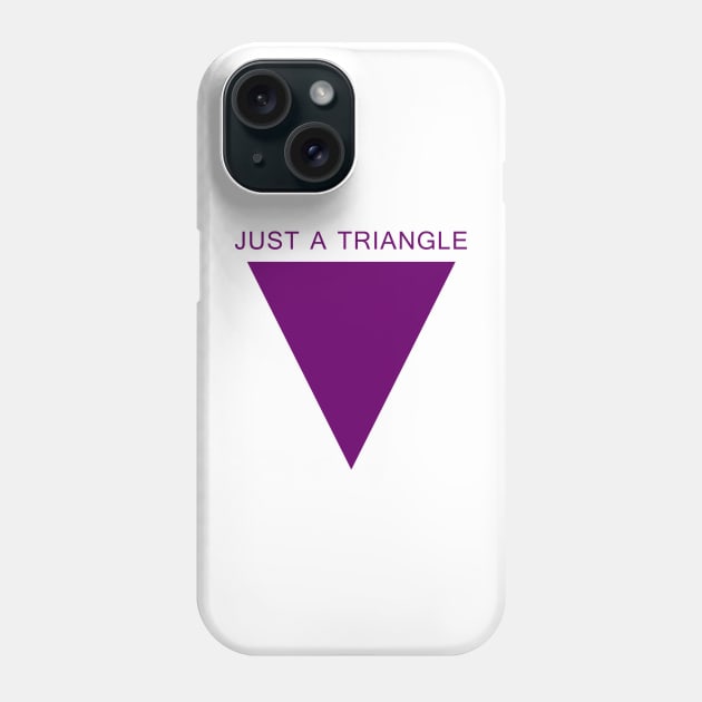 Just a Triangle (Purple) Phone Case by OSJ Store