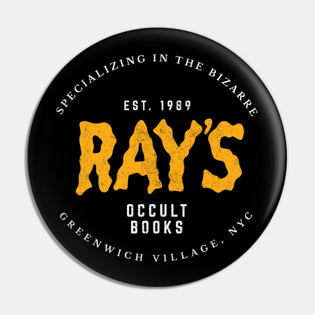 Ray's Occult Books - Est. 1989 Pin by BodinStreet