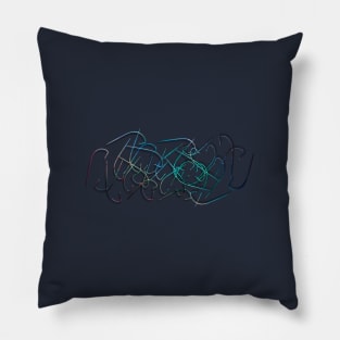 HOOKED ON COLOR 2 Pillow