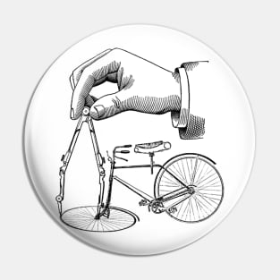 hand drawn bike Pin