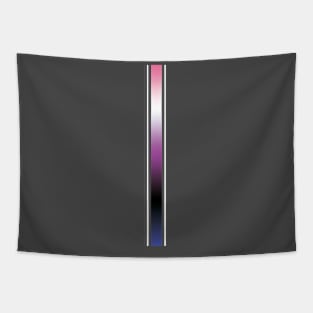 Genderfluid Pride Gradient Stripe Tapestry