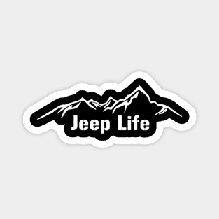 jeep life adventure offroad 4x4 Magnet