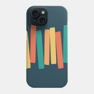 Atomic Age MCM Big Funky Blocks Teal, Orange, Yellow Phone Case