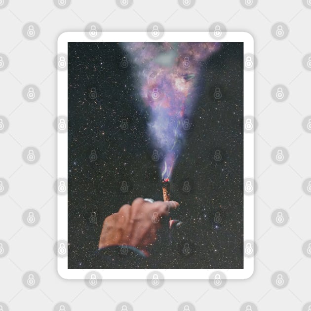 Nebula smoking Magnet by DreamCollage