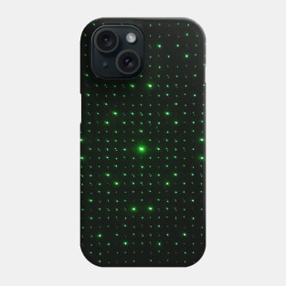 Green Neon Point Phone Case
