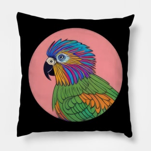 Beautiful Bright Parrot | Pillow